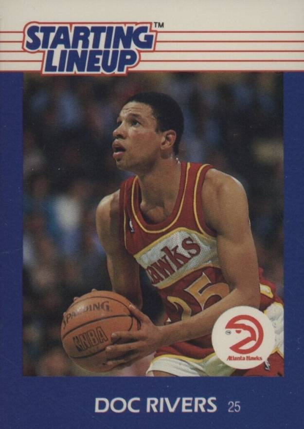 1988 Kenner Starting Lineup Doc Rivers # Basketball Card