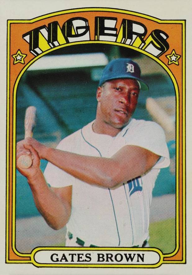 1972 Topps Gates Brown #187 Baseball Card