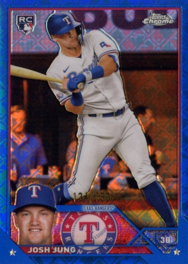 2023 Topps Chrome Logofractor Edition Josh Jung #93 Baseball Card