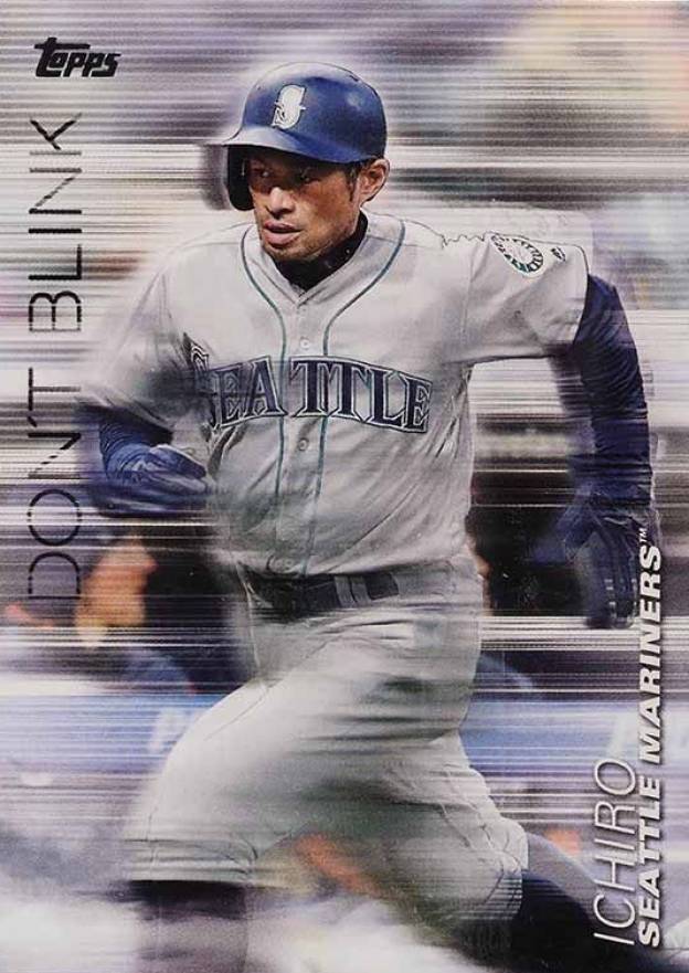 2018 Topps Update Don't Blink Ichiro Suzuki #DB-7 Baseball Card
