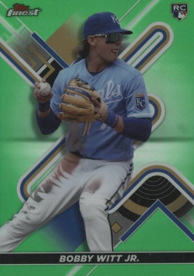 2022 Topps Finest Bobby Witt Jr. #62 Baseball Card