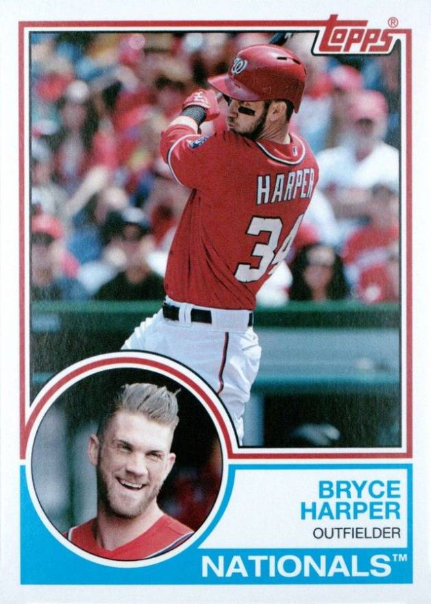 2015 Topps Archives Bryce Harper #225 Baseball Card