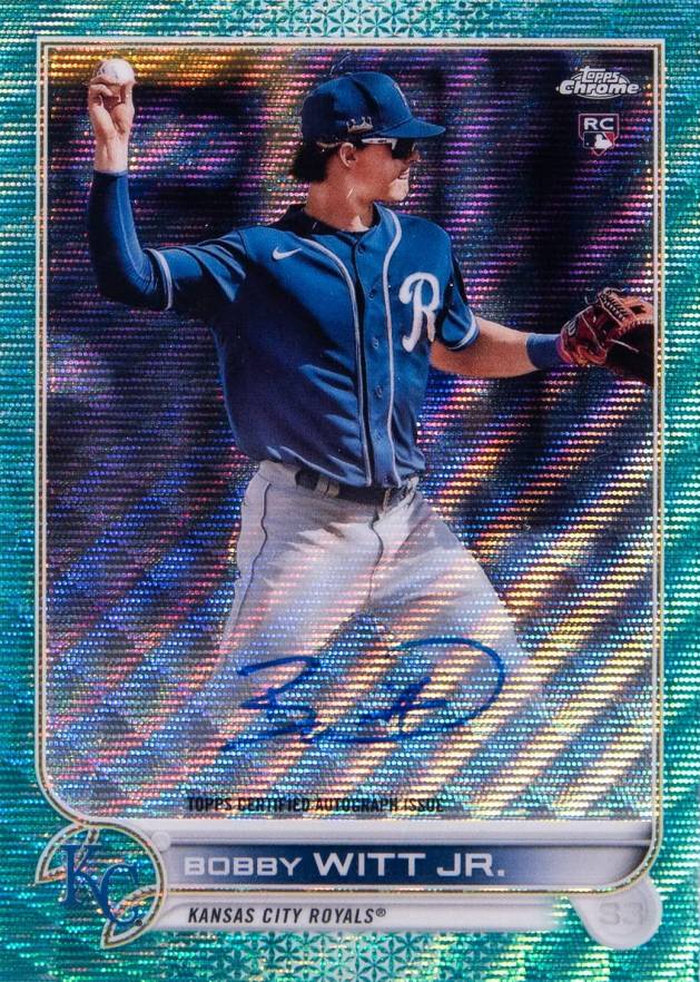 2022 Topps Chrome Rookie Autographs Bobby Witt Jr. #RABW Baseball Card