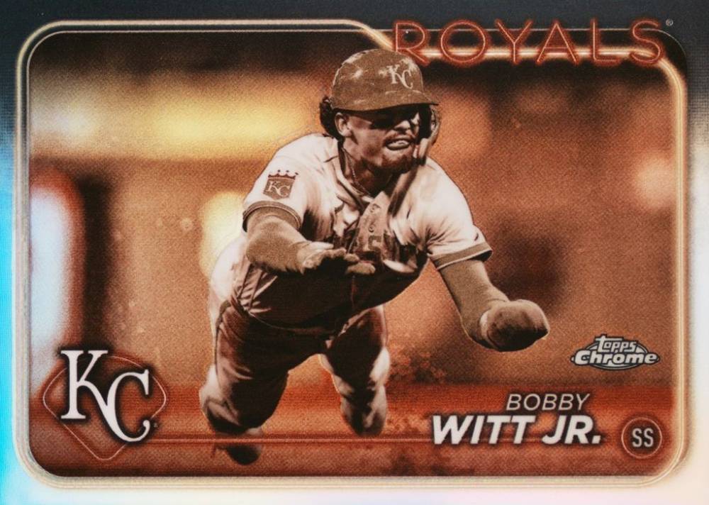 2024 Topps Chrome Bobby Witt Jr. #120 Baseball Card