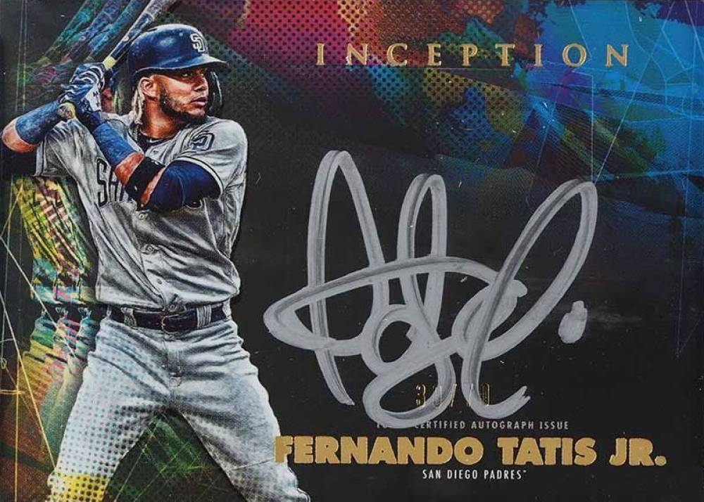2020 Topps Inception Silver Signings Fernando Tatis Jr. #FTJ Baseball Card