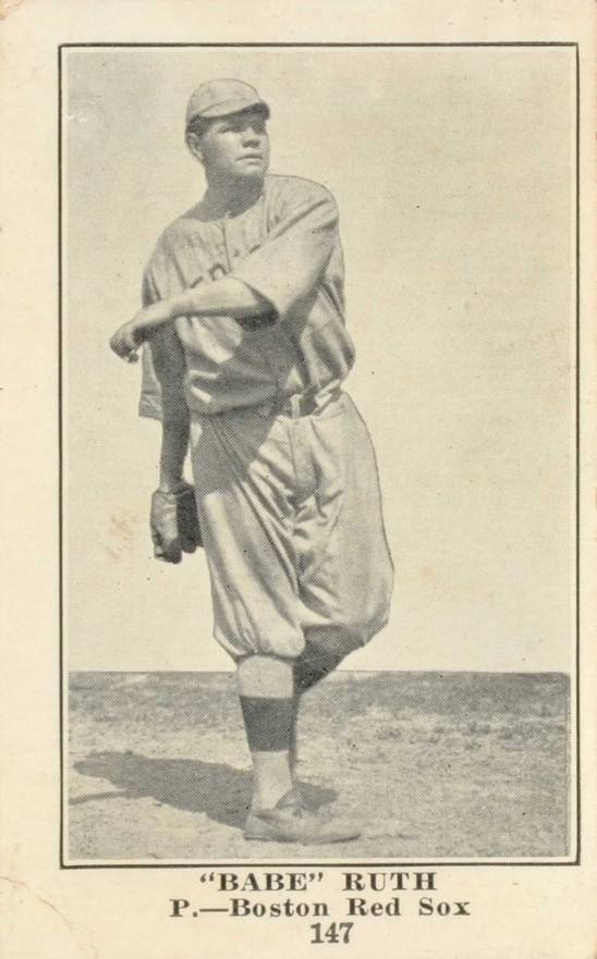 1917 Standard Biscuit Babe Ruth #147 Baseball Card