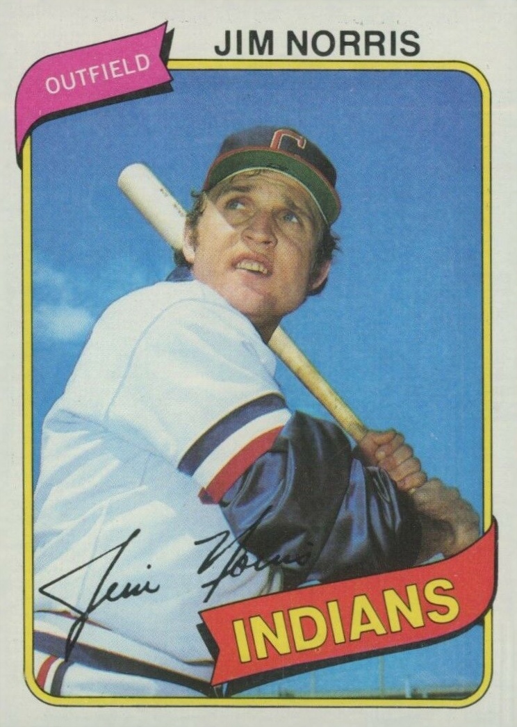 1980 Topps Jim Norris #333 Baseball Card