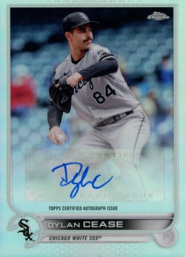 2022 Topps Chrome Update Autographs Dylan Cease #ACDC Baseball Card