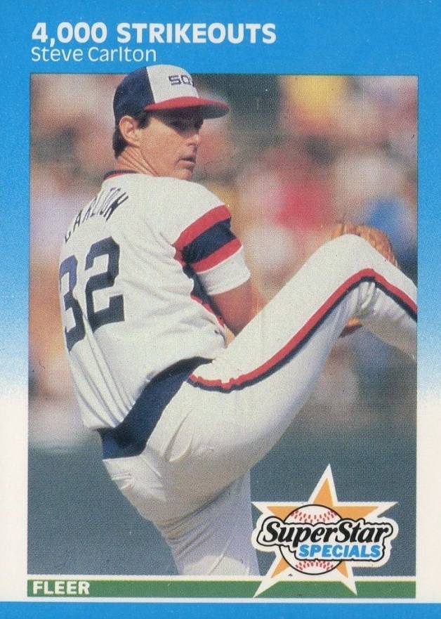 1987 Fleer Steve Carlton #635 Baseball Card