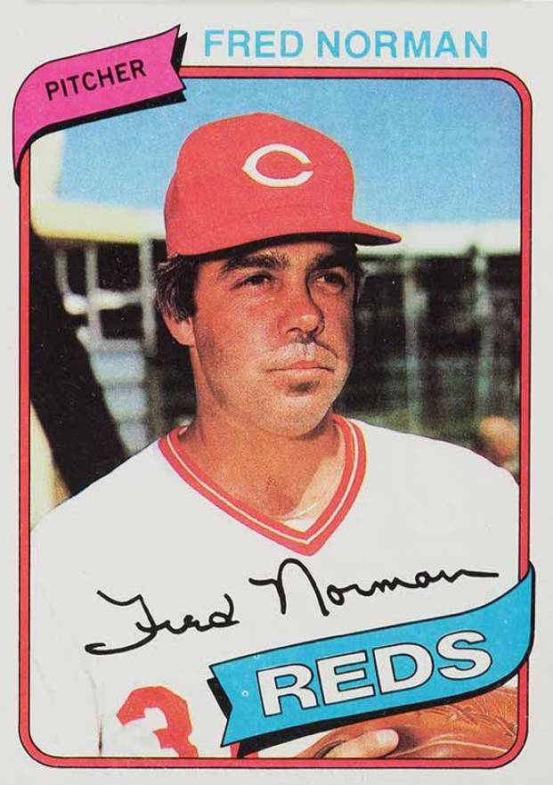 1980 Topps Fred Norman #714 Baseball Card