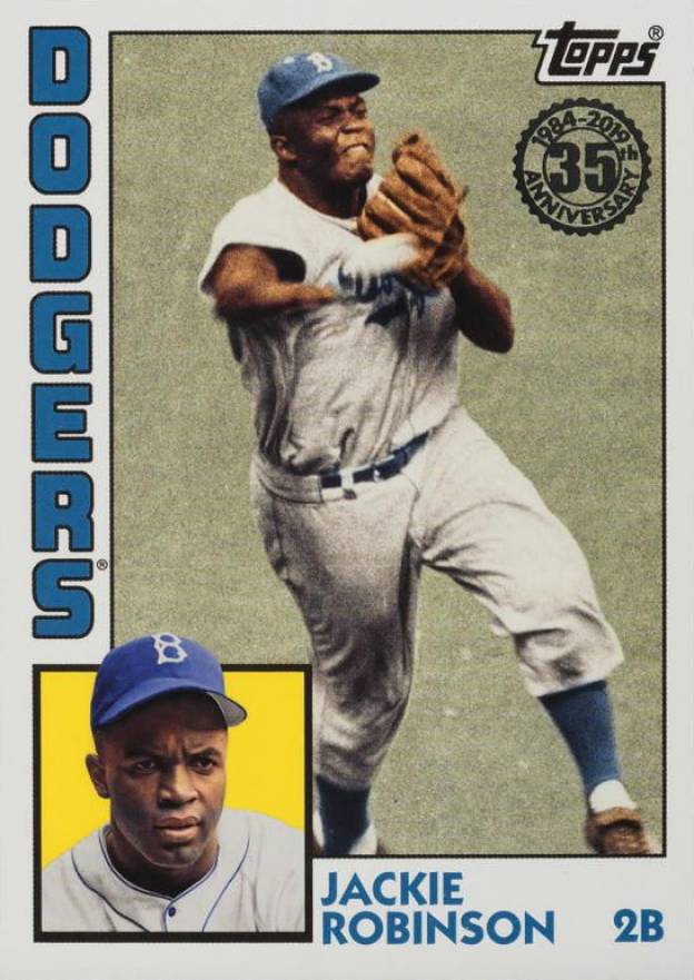 2019 Topps Update 1984 Topps Baseball Jackie Robinson #84-28 Baseball Card