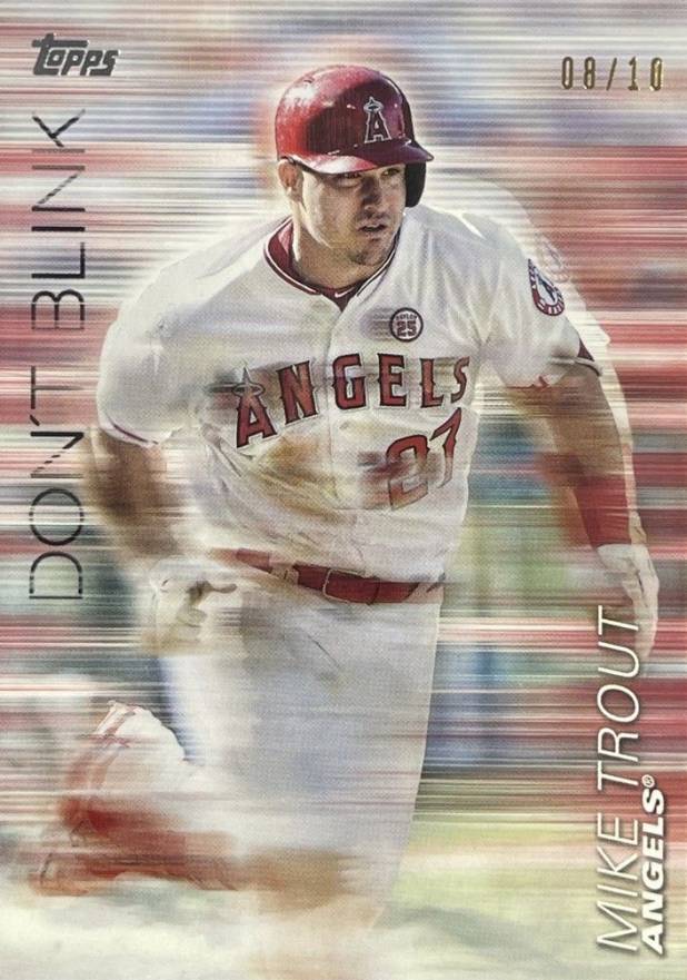 2018 Topps Update Don't Blink Mike Trout #DB-5 Baseball Card