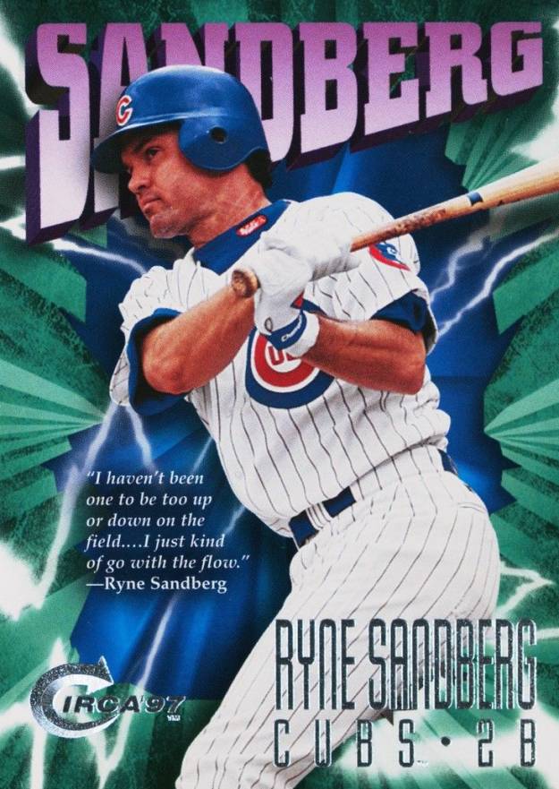 1997 Circa Ryne Sandberg #23 Baseball Card