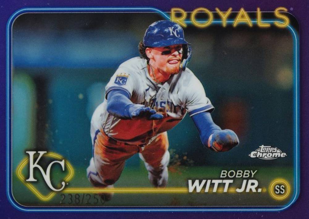 2024 Topps Chrome Bobby Witt Jr. #120 Baseball Card
