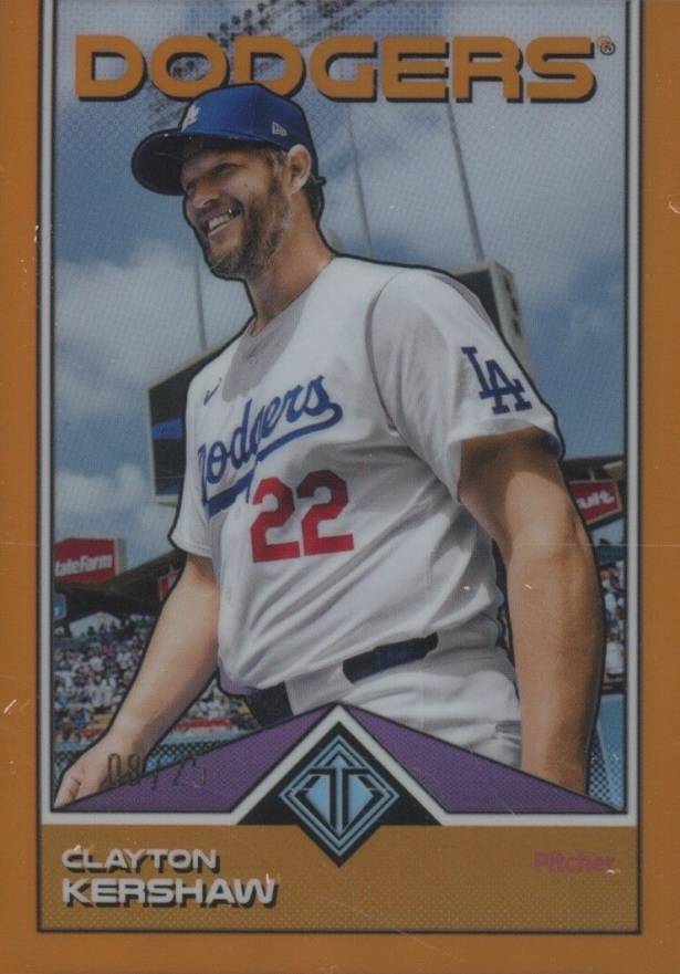 2024 Topps Transcendent Collection Transcendent Icons Chrome Clayton Kershaw #79 Baseball Card