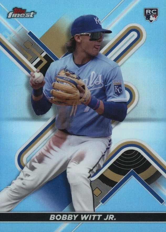 2022 Topps Finest Bobby Witt Jr. #62 Baseball Card