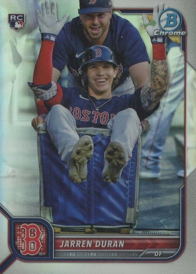 2022 Bowman Chrome Jarren Duran #16 Baseball Card