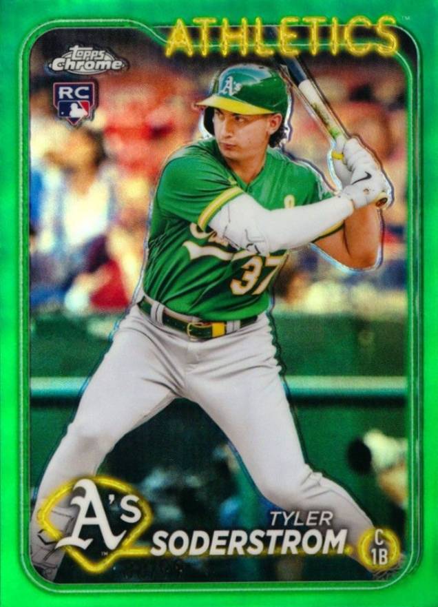 2024 Topps Chrome Tyler Soderstrom #298 Baseball Card