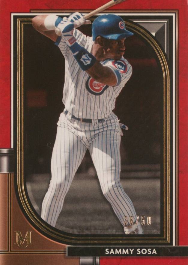 2021 Topps Museum Collection Sammy Sosa #17 Baseball Card