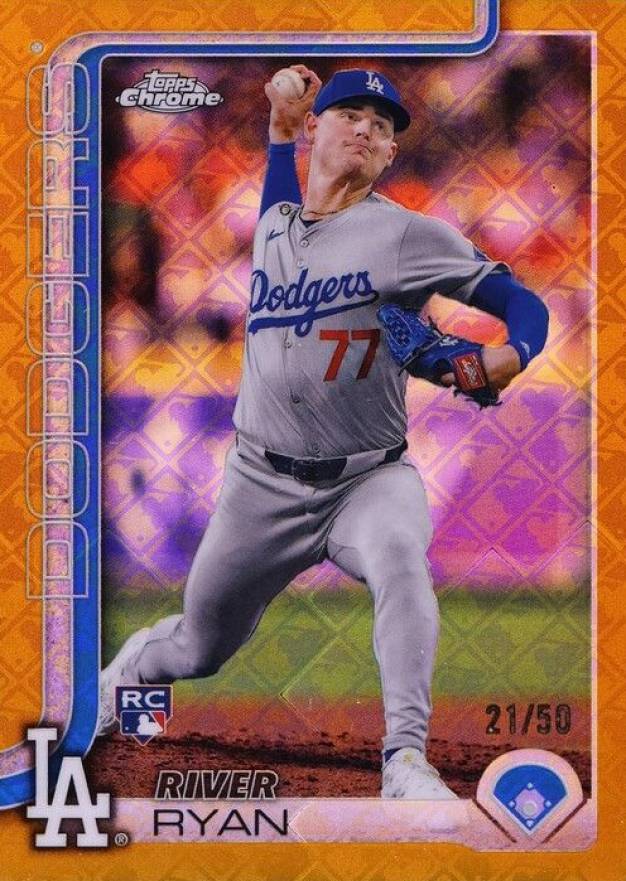 2025 Topps Chrome Logofractor Edition River Ryan #18 Baseball Card