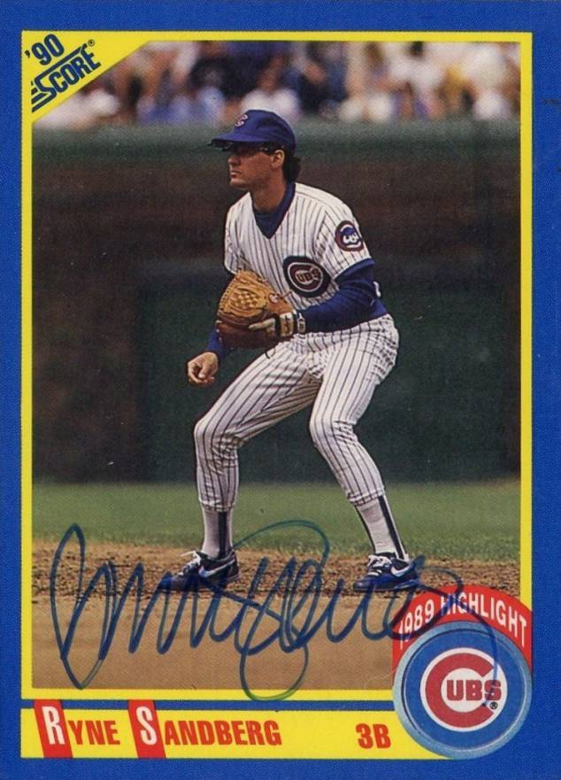 1990 Score Ryne Sandberg #561 Baseball Card