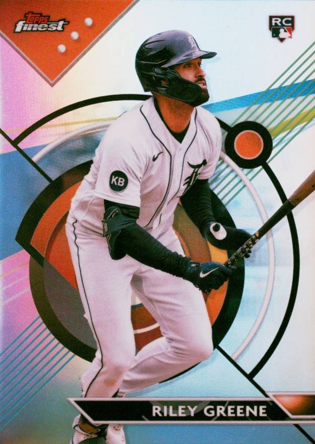 2023 Topps Finest Riley Greene #10 Baseball Card