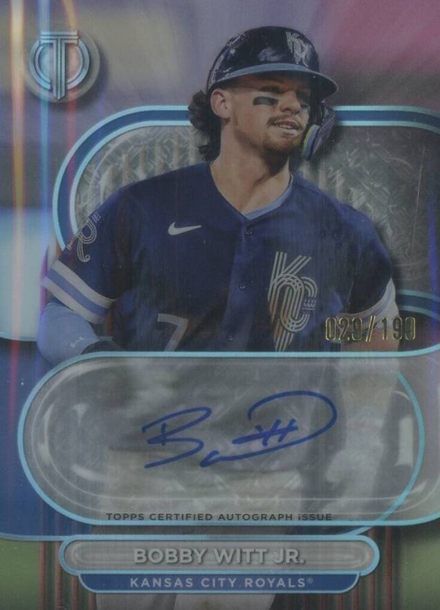 2024 Topps Tribute Tribute Autographs Bobby Witt Jr. #TABW Baseball Card
