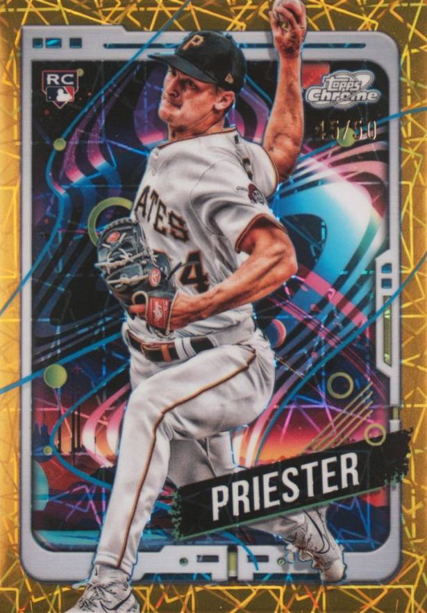 2024 Topps Chrome Cosmic Quinn Priester #64 Baseball Card