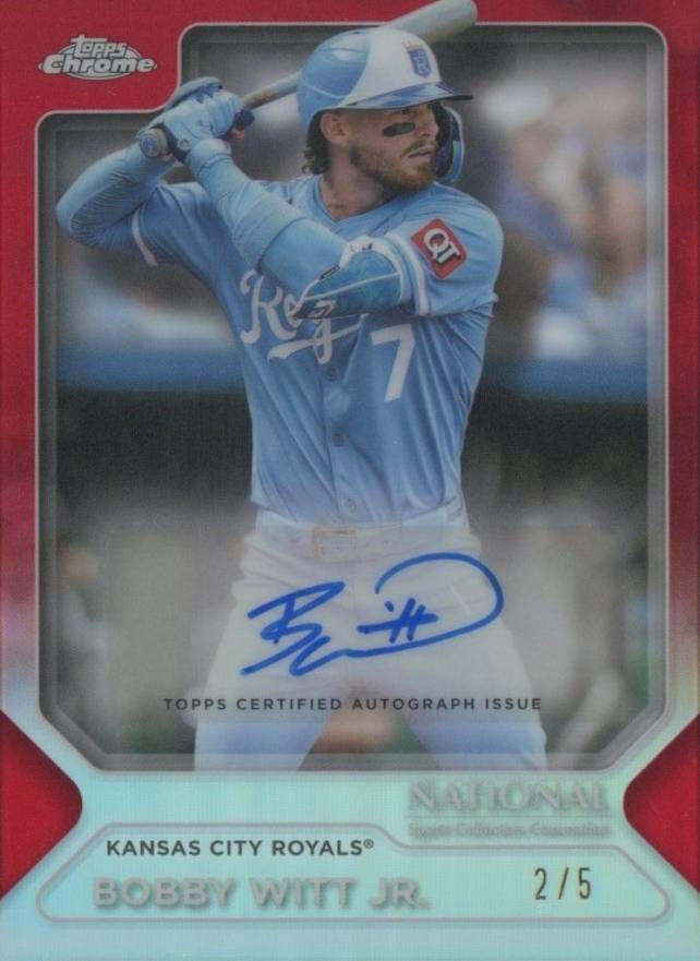 2025 Topps National Sports Collectors Convention Silver Pack Major League Baseball Bobby Witt Jr. #BW Baseball Card