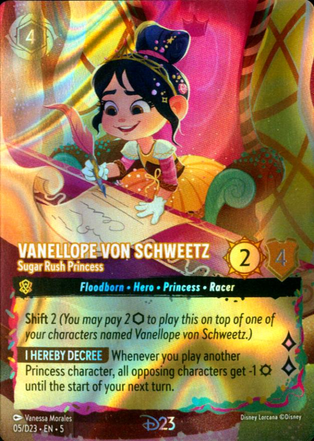 2024 Disney Lorcana EN D23-D23 Expo Promo Vanellope Von Schweetz