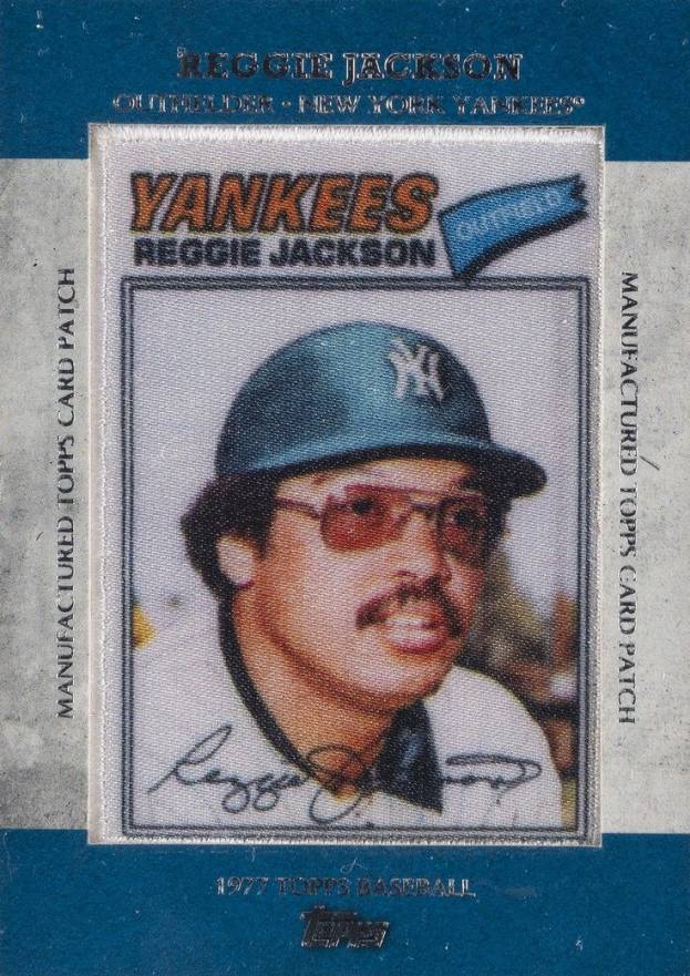 2013 Topps Manufactured Patches Reggie Jackson #MCP-18 Baseball Card