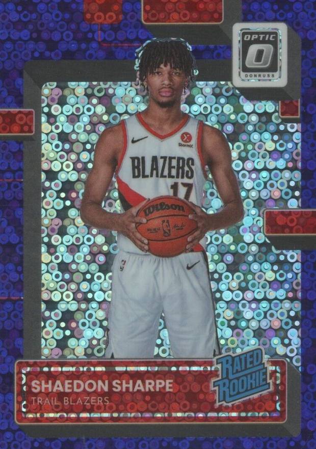 2022 Panini Donruss Optic Shaedon Sharpe #249 Basketball Card