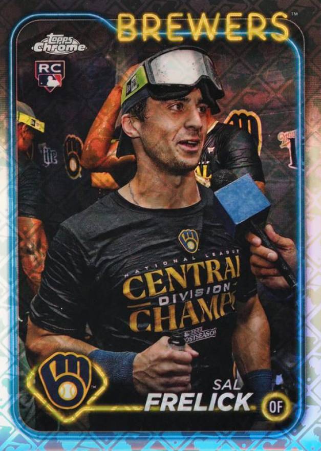 2024 Topps Chrome Logofractor Edition Sal Frelick #39 Baseball Card