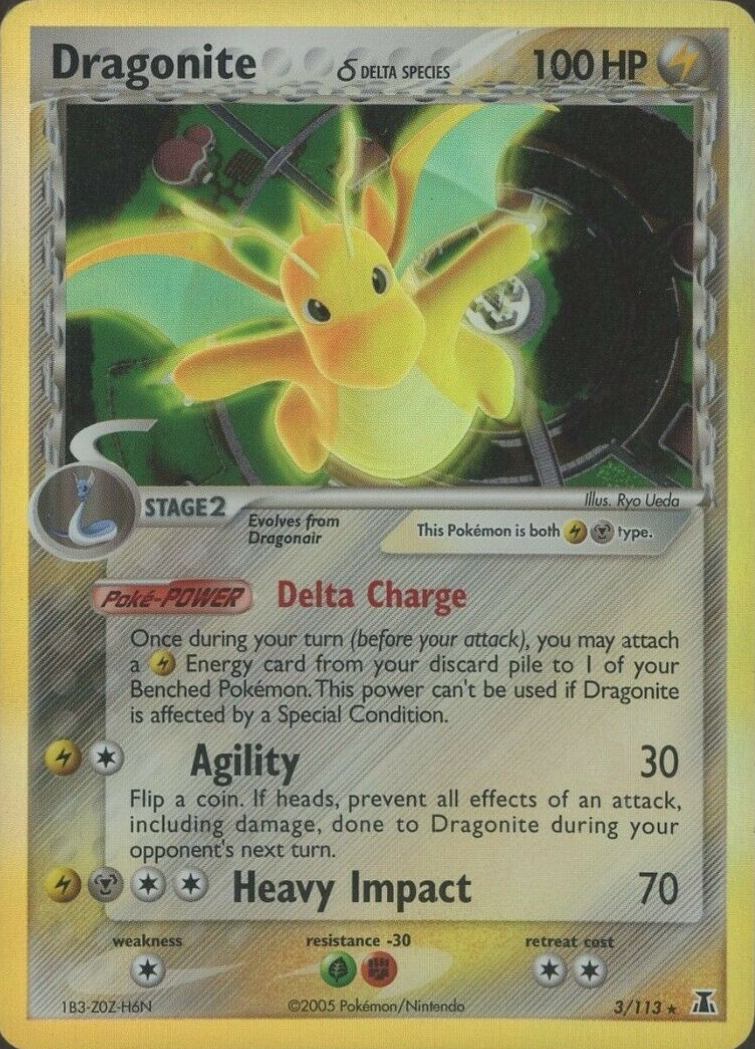 2005 Pokemon EX Delta Species TCG Card Set - VCP Price Guide