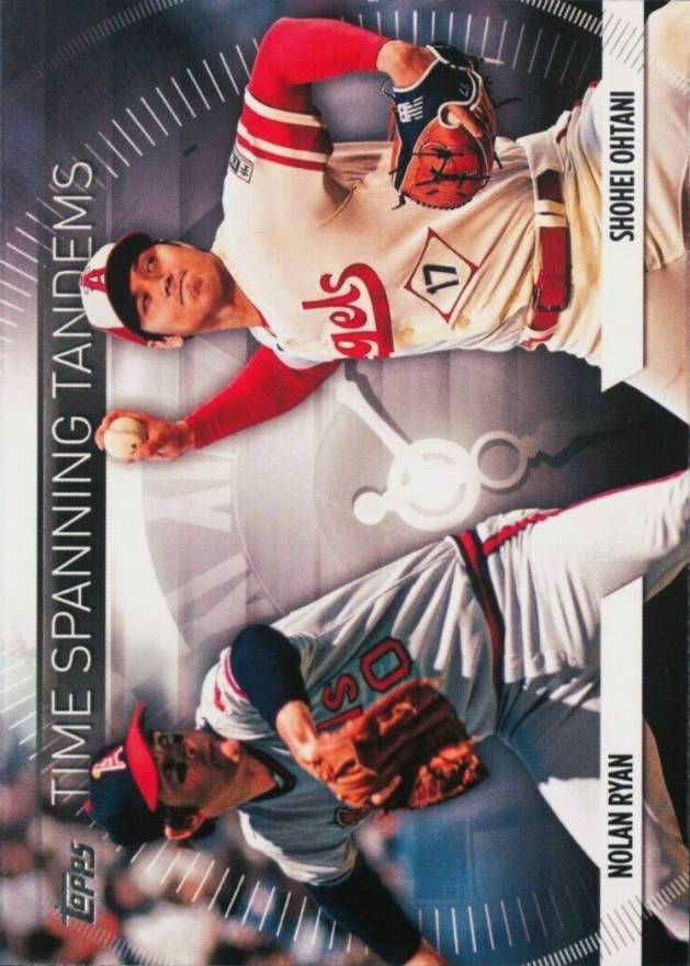 2023 Topps Update Time Spanning Tandems Nolan Ryan #TS20 Baseball Card