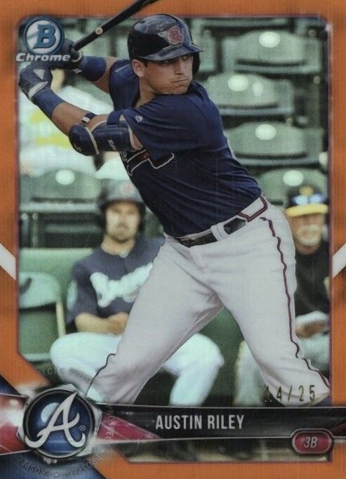 2018 Bowman Chrome Prospects Austin Riley #BCP155 Baseball Card