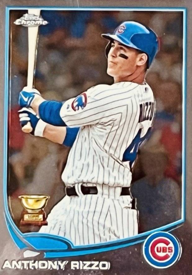 2013 Topps Chrome Anthony Rizzo #158 Baseball Card