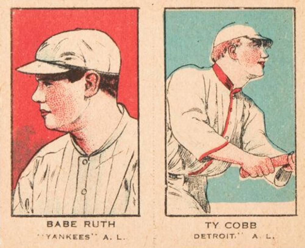 1921 Strip Card Babe Ruth # Baseball Card