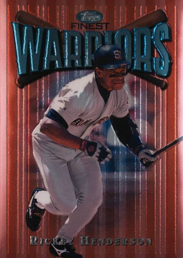 1997 Finest Rickey Henderson #63 Baseball Card