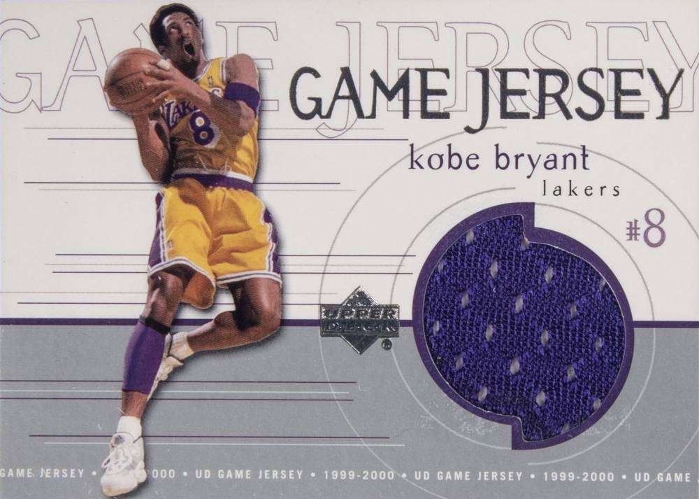 kobe bryant jersey basketball card