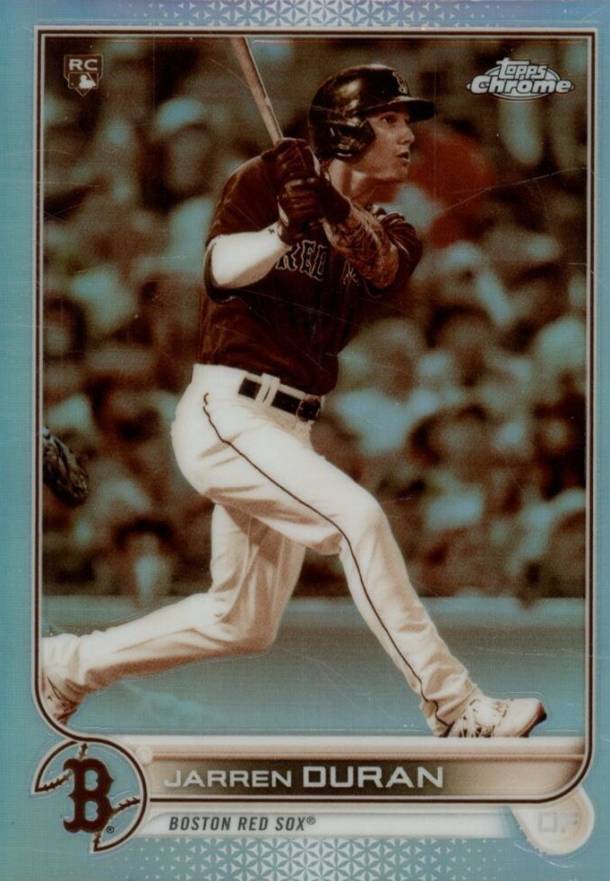 2022 Topps Chrome Jarren Duran #113 Baseball Card