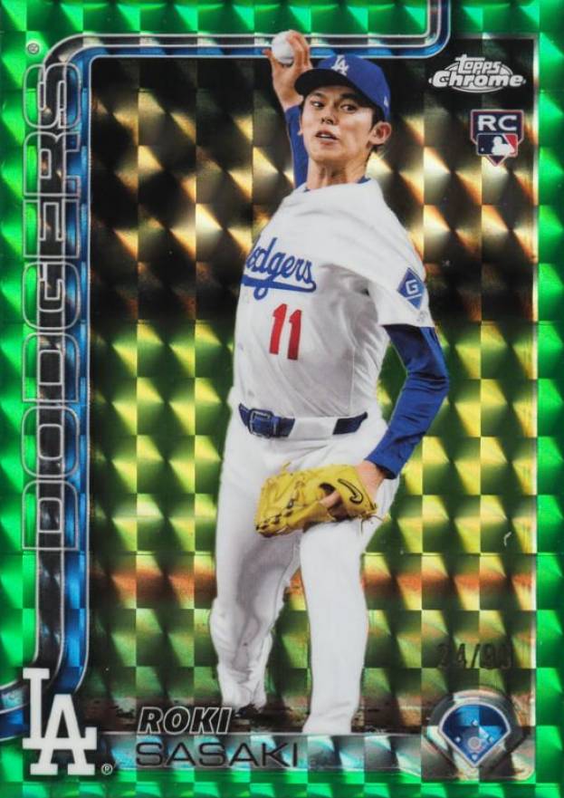 2025 Topps Chrome Roki Sasaki #217 Baseball Card