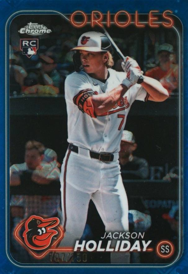 2024 Topps Chrome Logofractor Edition Jackson Holliday #88 Baseball Card