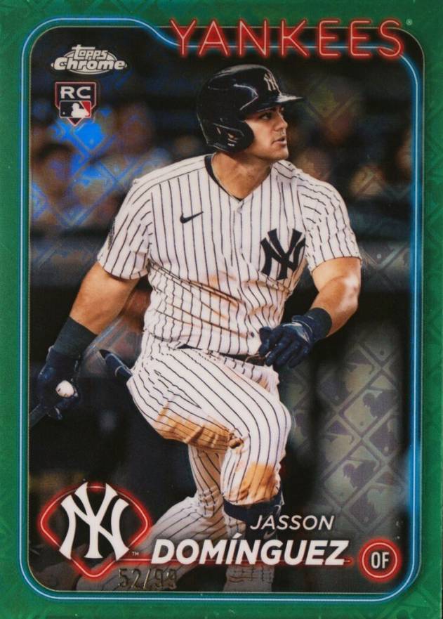 2024 Topps Chrome Logofractor Edition Jasson Dominguez #89 Baseball Card