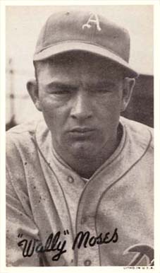 1936 Goudey Premiums-Type 1-Wide Pen Wally Moses # Baseball Card