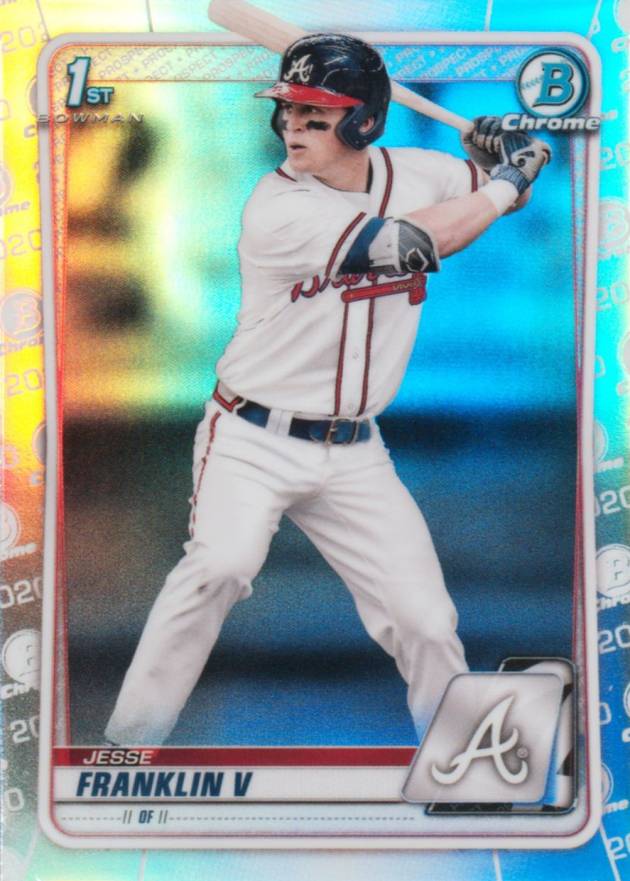 2020 Bowman Draft Jesse Franklin #BD17 Baseball Card