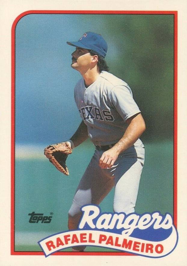 1989 Topps Traded Rafael Palmeiro #93T Baseball Card