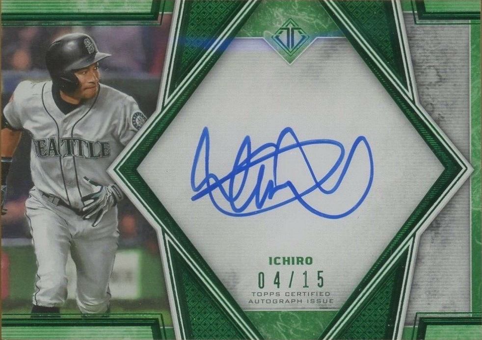 2019 Topps Transcendent Framed Transcendent Autographs Ichiro Suzuki #I Baseball Card