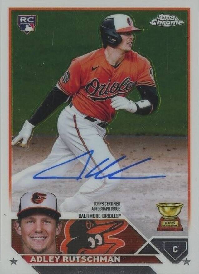2023 Topps Chrome Rookie Autograph Adley Rutschman #RAAR Baseball Card