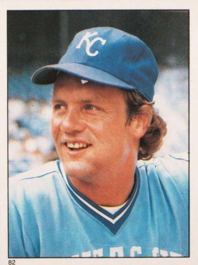 1981 Topps Stickers George Brett #82 Baseball Card
